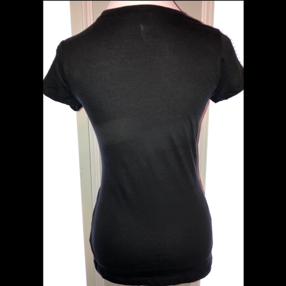 American Flag Glitter Lips T-shirt, Sz M - Picture 4 of 12